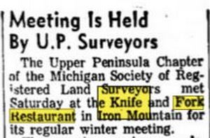 Knife & Fork Restaurant - Jan 1967 Article On Ironwood Location (newer photo)